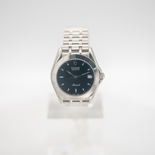 チューダー モナーク クォーツ ブラック 文字盤 ステンレス レディース 腕時計 15720-0001