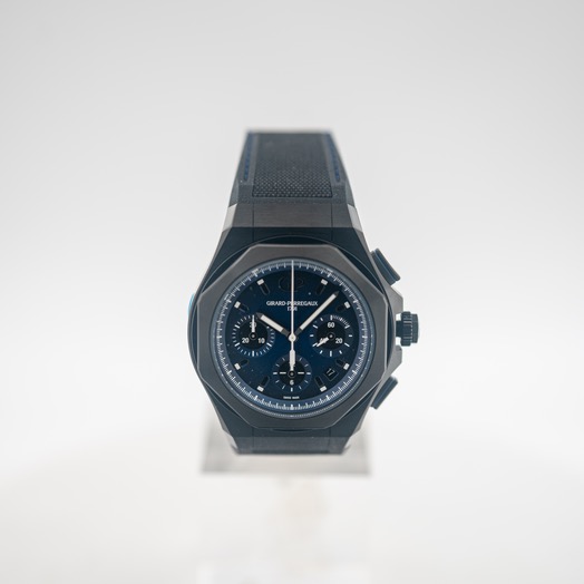 ジラールペルゴ ロレアート 自動巻き ブルー 文字盤 チタニウム メンズ 腕時計 81060-21-491-FH6A