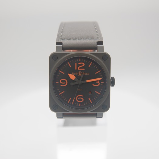 ベル＆ロス インストゥルメント 自動巻き カーキ 文字盤 セラミック メンズ 腕時計 BR0392-KAO-CE/SCA