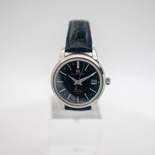 グランドセイコー 9S メカニカル 自動巻き ブラック 文字盤 グレー メンズ 腕時計 SBGJ219
