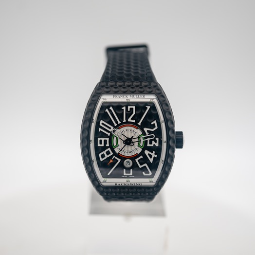 フランクミュラー ヴァンガード 自動巻き ブラック 文字盤 チタニウム メンズ 腕時計 V45 SC DT GOLF TT NR BR BC